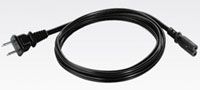 (Click to Enlarge) ZEBRA [50-16000-182R] - >> US AC LINE CORD 1.8M UNGROUNDED TWO WIRE (ITEM ALSO KNOWN AS : SYM-5016000182R) [50-16000-182R]