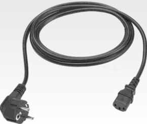 (Click to Enlarge) ZEBRA ENTERPRISE [50-16000-220R] - ZEBRA EVM  AC LINE CORD  EUROPE 18 AWG  250V  (REQUIRES COUNTRY WAIVER FORM) [50-16000-220R]