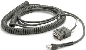 (Click to Enlarge) ZEBRA ENTERPRISE [CBA-R06-C20PAR] - ZEBRA EVM  20 FT  RS232 CABLE  STD-DB9 FEMALE  TXD ON 2  COILED    REFER TO CBA-R06-C20PBR [CBA-R06-C20PAR]