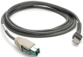(Click to Enlarge) ZEBRA [CBA-U03-S07ZAR] - >> 7FT POWER +  USB CABLE STRAIGHT (ITEM ALSO KNOWN AS : SYM-CBAU03S07ZAR) [CBA-U03-S07ZAR]