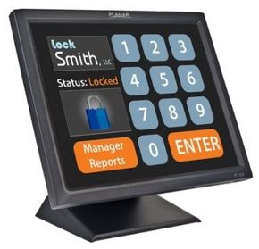 (Click to Enlarge) PLANAR SYSTEMS [997-5967-02] - PLANAR 15 INCH BLACK  POINT OF SALE MONITOR  HID COMPLIANT 5-WIRE RESISTIVE TOUCH XGA LED LCD  VGA  HDMI  DP INPUTS  SPEAKERS  90 DEGREE TILT. [997-5967-02]