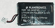 (Click to Enlarge) PLANTRONICS [64399-01] - REPLACEMENT BATTERY FOR CS50 CS60 - CS55 - (ITEM ALSO KNOWN AS : PLN-6439901) [64399-01]