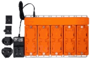 (Click to Enlarge) PROGLOVE INC. [C007-INT] - PROGLOVE  10-SLOT CHARGING STATION BUNDLE [C007-INT]