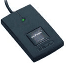(Click to Enlarge) RF IDEAS [RDR-6081AK2] - WAVE ID SOLO HID PROX BLACK 5V PS/2 RS-232 READER [RDR-6081AK2]