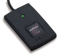 (Click to Enlarge) RF IDEAS [RDR-6E81AKU] - RFI - WAVE ID SOLO KEYSTROKE EM410X BLACK USB READER [RDR-6E81AKU]