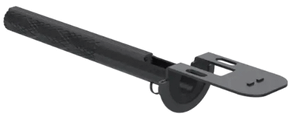 (Click to Enlarge) SPACEPOLE  INC. [DTS101-02] - SPACEPOLE  SOCIAL DISTANCING DRIVE THROUGH PAYMENT PADDLE EXTENSION ARM WITH KNURLING GRIP  LIGHTWEIGHT ALUMINUM DESIGN  250MM HANDLE LENGTH  SPECIFIC PAYMENT PLATE SOLD SEPERATELY  BLACK (ITEM ALSO KNOWN AS : ERG-DTS10102) [