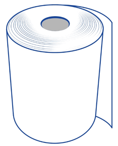 (Click to Enlarge) STAR MICRONICS [37951840] - >>> RF76-D85-C17 SE 50PK PAPER BOND STAR BASIC SP500 SP742: 76 MM WIDTH 165 FT LENGTH 85 MM DIAMETER 17 MM CORE 50 ROLLS/PER CASE (ITEM ALSO KNOWN AS : STA-37951840) [37951840]