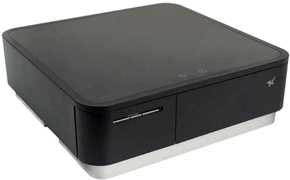 (Click to Enlarge) STAR MICRONICS [37954670] - STAR MICRONICS  CAN BE PURCHASED SEPARATE  MPOP  POP10 CI-FB2 BLACK US  WITH SCANNER  BLACK  INTEGRATED PRINTER & CASH DRAWER  USB-C  LIGHTNING  UNIVERSAL TABLET STAND  INTERNAL PS [37954670]