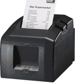 (Click to Enlarge) STAR MICRONICS [37962640] - STAR MICRONICS - TSP654C - RECEIPT PRINTER - THERMAL - PARALLEL - CUTTER - GRAY - QUEBEC MEV READY (REQUIRES: POWER SUPPLY) [37962640]