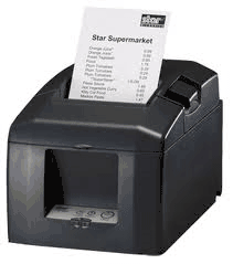 (Click to Enlarge) STAR MICRONICS [37962670] - STAR MICRONICS - TSP654L-24 GRY APPLE - THERMAL PRINTER - CUTTER - ETHERNET (LAN) CARD IFBD HE05 INCLUDED - GRAY - REQUIRES POWER SUPPLY   30781753 [37962670]