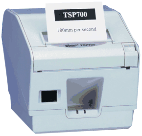 (Click to Enlarge) STAR MICRONICS [37999960] - STAR MICRONICS - TSP743IIW-24 - THERMAL - FRICTION - PRINTER - CUTTER - WIFI - PUTTY - REQUIRES POWER SUPPLY   30781870 [37999960]