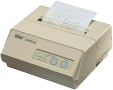 (Click to Enlarge) STAR MICRONICS [89201111] - STAR MICRONICS -  NO REPLACEMENT - DP8340SC US - PRINTER - IMPACT - SPROCKET - 2 COLOR - TEAR BAR - PARALLEL - PUTTY - REQUIRES POWER SUPPLY   30781675 - REPLACES 89201110 [89201111]
