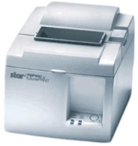 (Click to Enlarge) STAR MICRONICS [tsp143l] - STAR TSP100 PRINTER - AUTO CUTTER - ETHERNET (LAN) - BEIGE (:) [tsp143l]