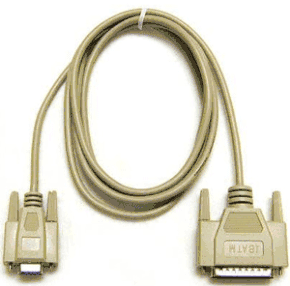 (Click to Enlarge) SYSTEM [2901-6MF9] - SYSTEM  25M/9F NULL MODEM  6' BEIGE [2901-6MF9]