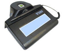 (Click to Enlarge) TOPAZ [TF-LBK460-HSB-R] - TOPAZ [TF-LBK460-HSB-R] IDGEM LITE - TRANSACTION TERMINAL WITH FINGERPRINT READER- LCD - 1X5 - HID - USB INTERFACE - BACKLIT [TF-LBK460-HSB-R]