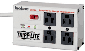 (Click to Enlarge) EATON [ISOBAR4ULTRA] - >> TRIPP LITE 4 OUTLET ISOBAR SURGE (ITEM ALSO KNOWN AS : POW-ISOBAR4ULTRA) [ISOBAR4ULTRA]
