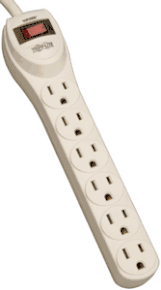 (Click to Enlarge) EATON [PS6] - >> WABER INDUSTRIAL POWER STRIP 6 (ITEM ALSO KNOWN AS : POW-PS6) [PS6]