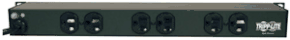 (Click to Enlarge) EATON [RS-0615-R] - >> TRIPP LITE POWER STRIP 6 RS-0615-R (ITEM ALSO KNOWN AS : POW-RS0615R) [RS-0615-R]
