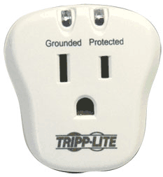 (Click to Enlarge) EATON [SPIKECUBE] - >> 1-OUTLET PERSONAL SURGE PROTECTOR (ITEM ALSO KNOWN AS : POW-SPIKECUBE) [SPIKECUBE]