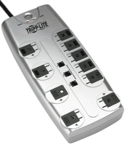 (Click to Enlarge) EATON [TLP1008TEL] - >> 10-OUTLET SURGE PROTECTOR - 8 FT. (2.43 (ITEM ALSO KNOWN AS : POW-TLP1008TEL) [TLP1008TEL]
