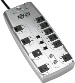 (Click to Enlarge) EATON [TLP1008TELTV] - >> 10-OUTLET SURGE PROTECTOR - 8 FT. 2.43 TV (ITEM ALSO KNOWN AS : POW-TLP1008TELTV) [TLP1008TELTV]
