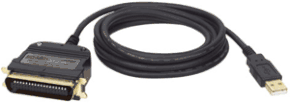 (Click to Enlarge) TRIPP-LITE [U206-006-R] - TRIPP LITE  REPLACED BY U206-010  USB TO IEEE GOLD PARALLEL PRINTER ADAPTER CABLE USB A/C36M - 6' [U206-006-R]