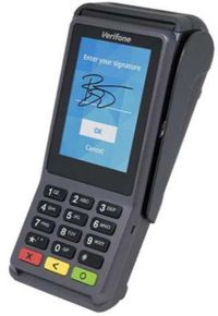 (Click to Enlarge) VERIFONE [M425-053-04-NAA-5] - VERIFONE  V400C PLUS  CTLS  NAA  DE  STD KPD  NO BATTERY  512MB/512MB (ITEM ALSO KNOWN AS : VFN-M42505304NAA5) [M425-053-04-NAA-5]