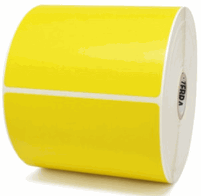 (Click to Enlarge) ZEBRA [10010035] - >> ZPERF 2000D FLOODCOATED YELLOW4X6 5OD 4 LABEL PAPER 4X6IN (101.6X152.4MM)  DIRECT THERMAL (DT) Z-PERFORM 2000D VALUE COATED ALL-TEMP ADHESIVE 1IN (25.4MM) CORE YELLOW 430/ROLL 6/BOX PRINTED (ITEM ALSO KNOWN AS : ZEB-10010035-CASE) [1