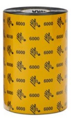 (Click to Enlarge) ZEBRA TECHNOLOGIES [06000GS06407] - ZEBRA  CONSUMABLES  WAX RIBBON  2.52  X 244'  0.5  CORE    PRICED PER CASE (ITEM ALSO KNOWN AS : ZEB-06000GS06407) [06000GS06407]