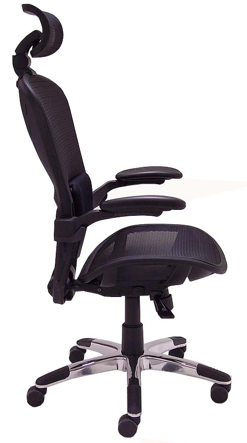 350 Lbs. Capacity ErgoFlex Ergonomic AllMesh Office Chair w/Headrest