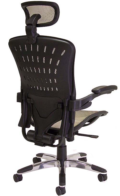 350 Lbs. Capacity ErgoFlex Ergonomic AllMesh Office Chair w/Headrest