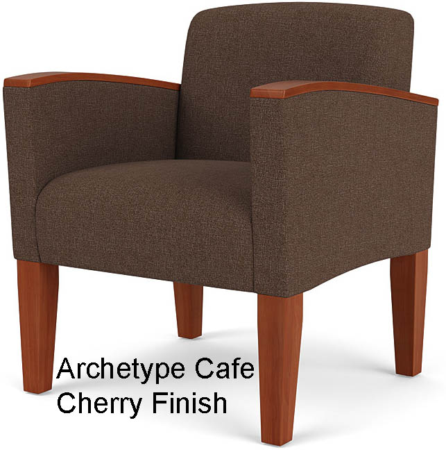 Belmont HeavyDuty Custom Upholstered Guest Chair Standard Fabric/Vinyl