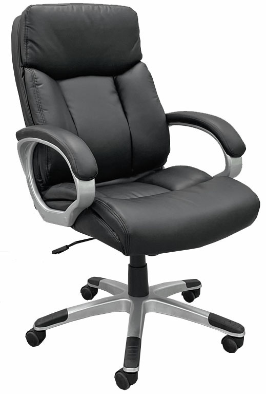 Black Leather Executive Desk Chair