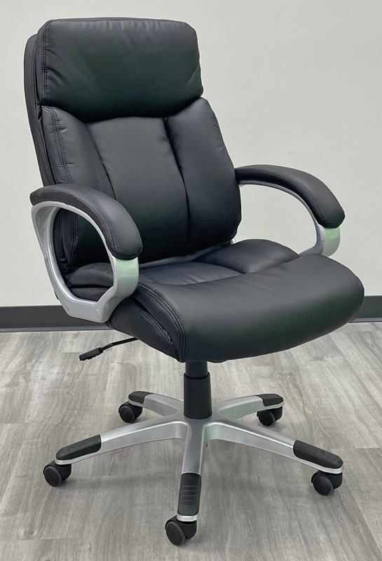 Black Leather Executive Desk Chair