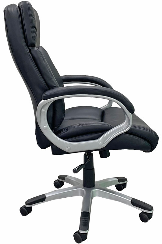 Black Leather Executive Desk Chair