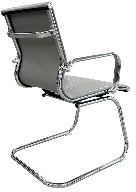 Modern Leather Guest Office Chairs 250Pound Capacity