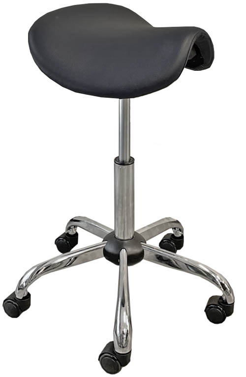250PoundCapacity Medical Saddle Stool, Antimicrobial