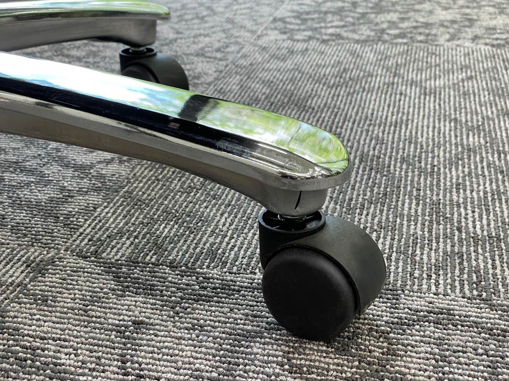 500 lbs. Capacity Professional Black Leather Desk & Conference Chair