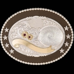 Big Horn Lettering Trophy Buckle (5"x3.75")