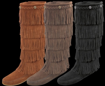 5 Fringe Boot by Minnetonka Moccasin