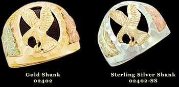 Black Hills Gold Bald Eagle Ring by Landstrom's Original Black Hills Gold Creations