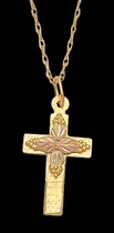 Black Hills Gold Cross Necklace | Landstrom's M602