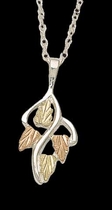 Black Hills Gold Leaf Necklace | Landstrom's 03023-SS