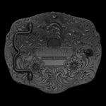 Blackburn Gunmetal Trophy Buckle (4.10"x3.65")