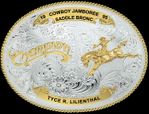 Custom Champion Buckle by Montana Silversmiths 943