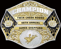 Custom Trophy Belt Buckles | Gold Mountain Trading | USA