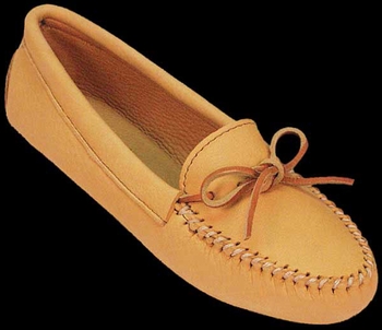 Deerskin Moccasin for Men or Women by Minnetonka Moccasin