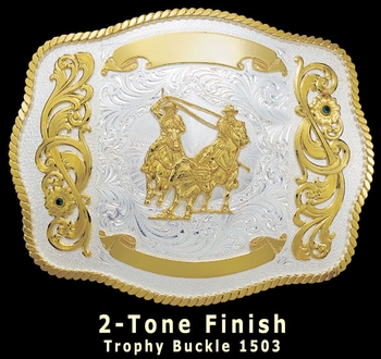 Large Trophy Buckle 1503  |  Montana Silversmiths