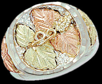 Leaf Ring by Landstrom's Original Black Hills Gold Creations