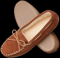 Men's Pile Lined Hardsole Slipper